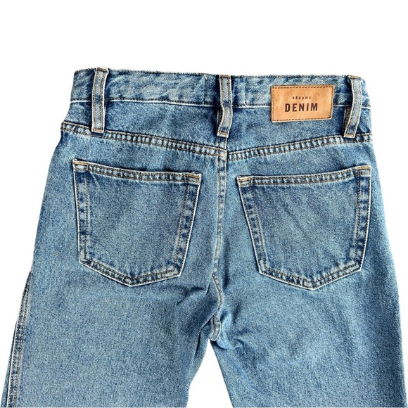 Sezane Denim Women’s Brut Sexy Slightly Tapered Straight Cut Jeans In Size 23 - Picture 13 of 13